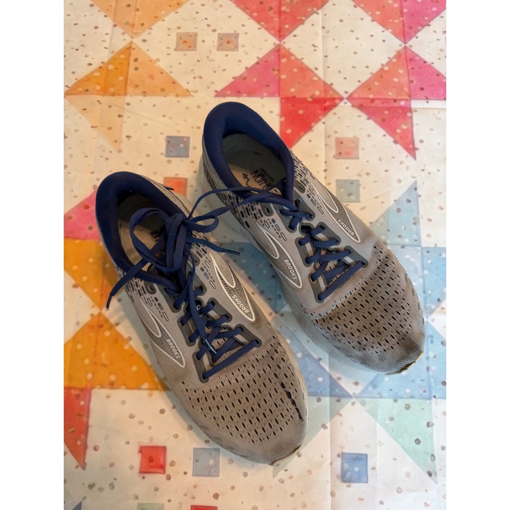 Brooks Glycerin 20 Mens Running Shoes Grey Blue 1103821D070 Size 10 Medium D